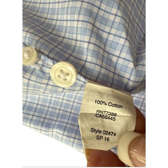 J. Crew Thompson Shirtings Men’s Dress Shirt Sz. XL Professional Office - Picture 13 of 16